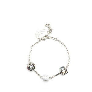 LOUIS VUITTON Silver Charm Bracelet